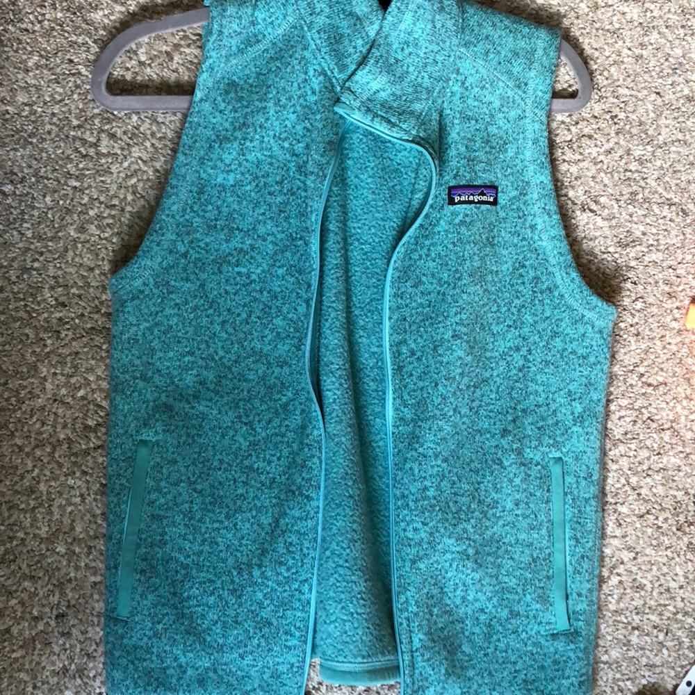 Patagonia Teal Fleece Vest